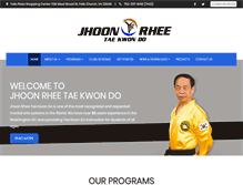 Tablet Screenshot of jhoonrheetkd.com